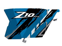 комплект наклеек на двери CFMOTO CFZ10 (синий)