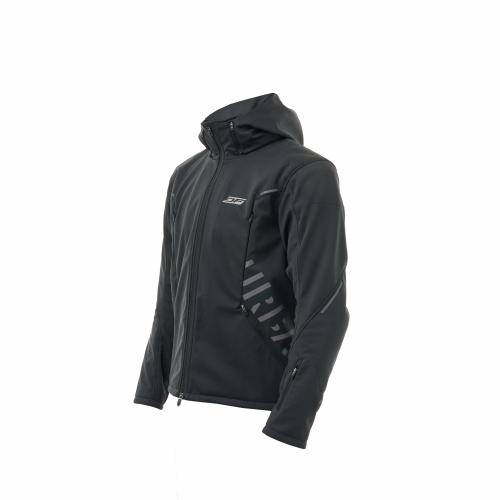 Мототолстовка DF URBAN Man Black с защитой